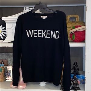 Philosophy Black Weekend Sweater